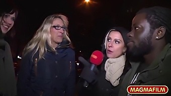Big-Titted Mature German Milf Strips And Gets Fucked In Public