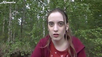 Pov Video Of Girlfriend Giving A Handjob And Blowjob In The Woods