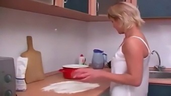 Russian Mature Woman Gives A Sensual Blowjob To Her Stepson'S Friend