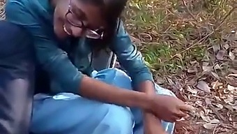 Indian Teacher And Her Students Indulge In Steamy Sex In The Woods For Financial Gain