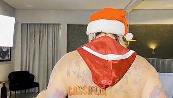Mrs. Claus Showcasing Her Voluptuous Butt To A Well-Behaved Youngster. View The Explicit Content On Cassiflix.