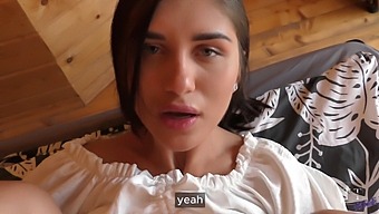 A Stunning Brunette Learns The Ropes Of Being A Good Girl From An Experienced Partner