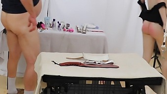 Two Bondage Babes Get Spanked And Facial In Steamy Video