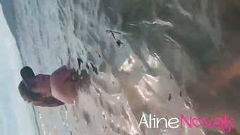 The Curvy Blonde Showcased At The Beach - Alienovak