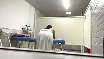Latina Nurse Records Bbw Patient With Oiled Up Big Ass