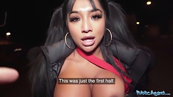 Yasmina Khan, A Seductive Asian With A Big Cock, Seduces Her Co-Worker Rizz In A Public Setting