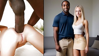 A Black Man With A Massive 3d Member Pleasures My Stunning Spouse In This Interracial 3d Video