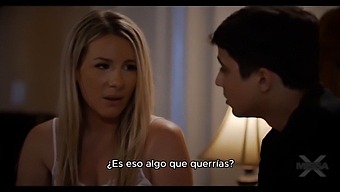 Beautiful Stepdaughter And Stepsister In A Hot Family Scene In Spanish.