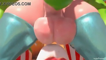 Beautiful Transsexual Princess Rosalina Has A Hot Scene With A Horny Slut.
